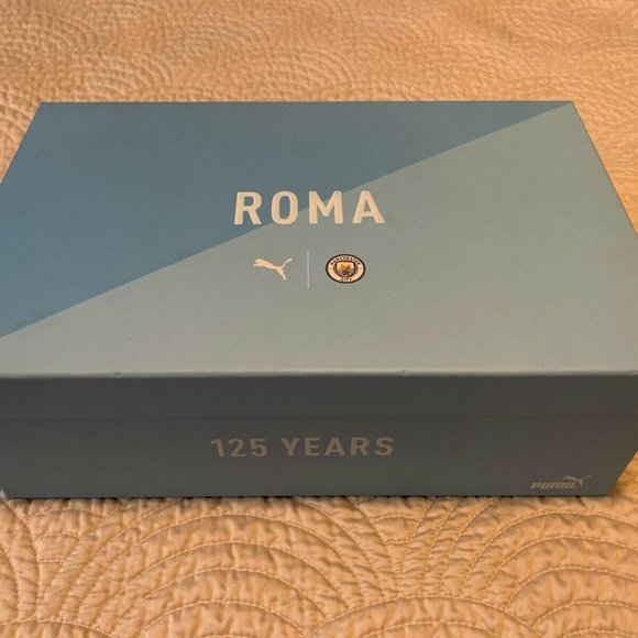125th Anniversary Puma Roma X Manchester City Sneakers - BRAND NEW! - Size 11 - Picture 7 of 7